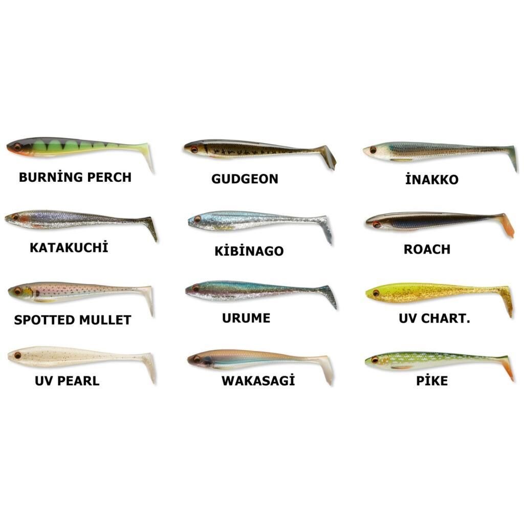 Daiwa Duck Fin 9cm Burning Perch Silikon Yem