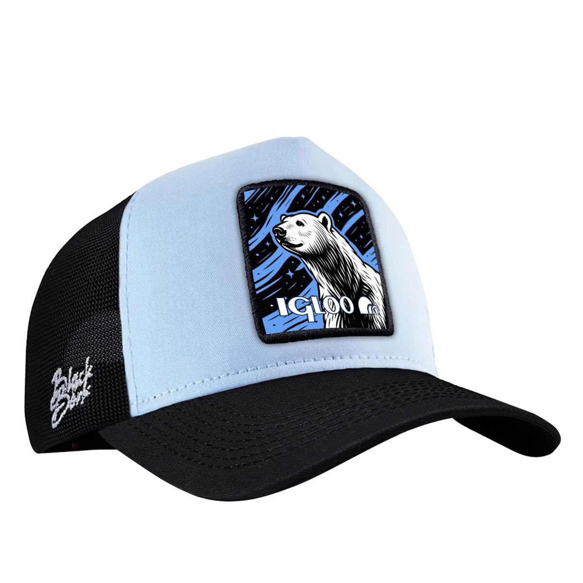 IGLOO BlackBörk Trucker V1 Premium Şapka-BUZUL MAVİ