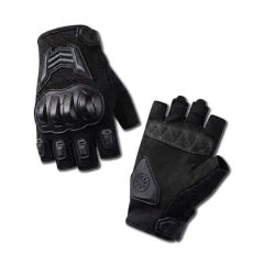 FreeCamp Power Yarım Parmak Motosiklet Eldiveni EN 13594-SİYAH-GRİ