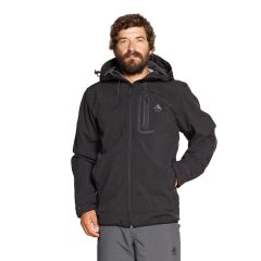 Berg Yukon Erkek Softshell Erkek Ceket SİYAH - L