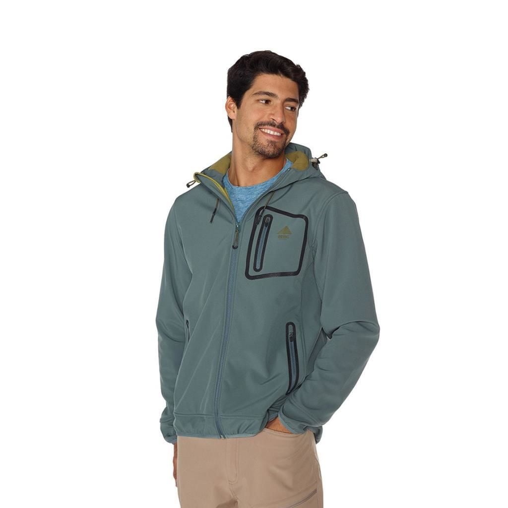 Berg Yukon Erkek Softshell Erkek Ceket Yeşil - M
