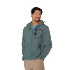 Berg Yukon Erkek Softshell Erkek Ceket Yeşil - XL