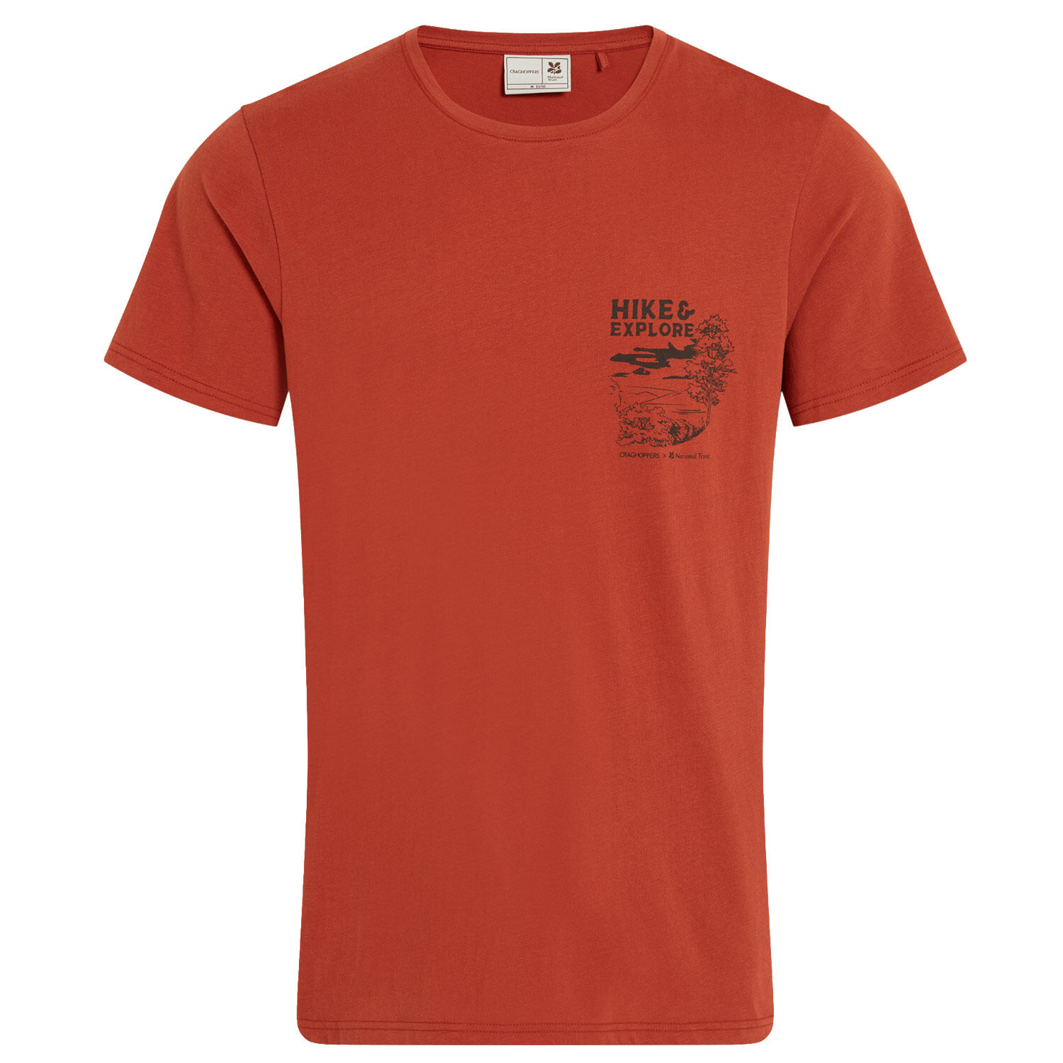 Craghoppers Sabden SS Erkek T-Shirt-KIRMIZI