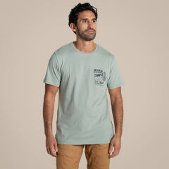 Craghoppers Sabden SS Erkek T-Shirt-AÇIK YEŞİL
