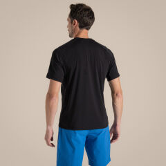 Craghoppers Dynamic SS Erkek T-Shirt-SİYAH