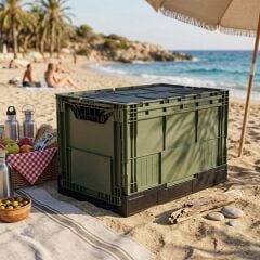 FreeCamp Katlanır Kamp Kasası Kapaklı 80 Litre